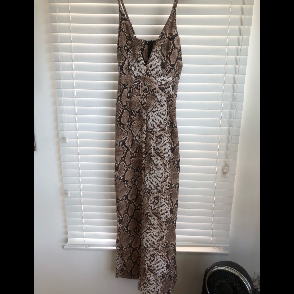 Snake print jumper